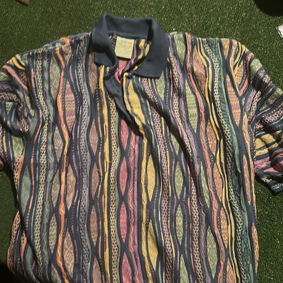 COOGI Other - COOGI Multicolor Striped Men's SILK Polo Shirt
